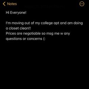 MOVING OUT! EVERYTHING LISTED OBO (: